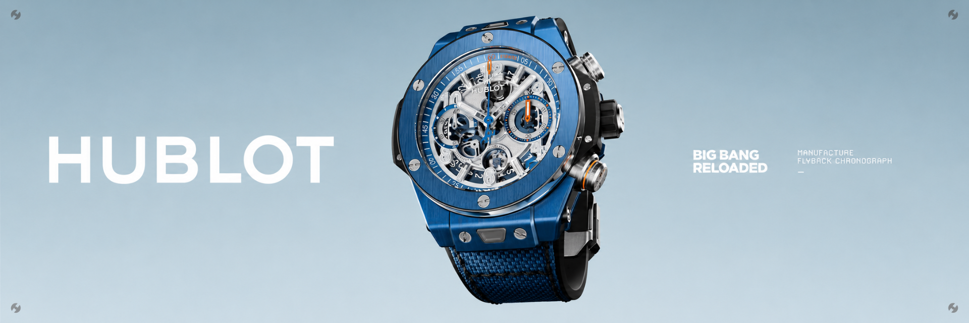 hublot banner with hublot big bang reloaded product